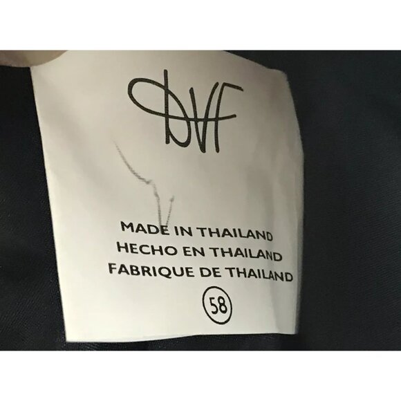 Diane von Furstenberg Womens Multicolor Plaid Pockets Double Handles Duffle Bag - Picture 9 of 10